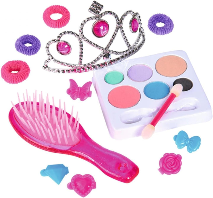 Simba 105560177 - Steffi Love Girls Prinzessin Schmink-& Frisierkopf, Stylingkopf mit Make-Up, 5x Ha