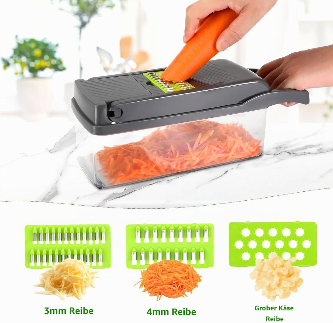 Gemüseschneider, Mandoline Gemüsehobel, 16 In 1 Mehrzweck Gemüse Schneider, Vegetable Chopper, Karto