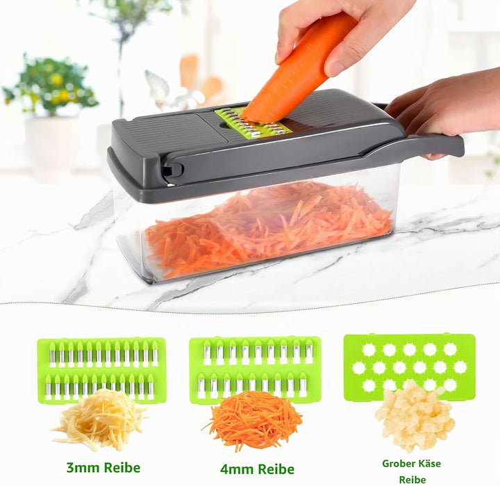 Gemüseschneider, Mandoline Gemüsehobel, 16 In 1 Mehrzweck Gemüse Schneider, Vegetable Chopper, Karto
