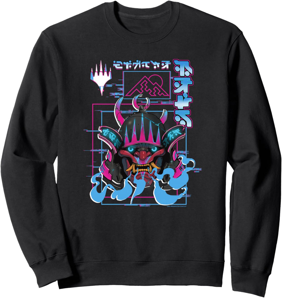 Magic: The Gathering Kamigawa Neon Samurai Poster Sweatshirt
