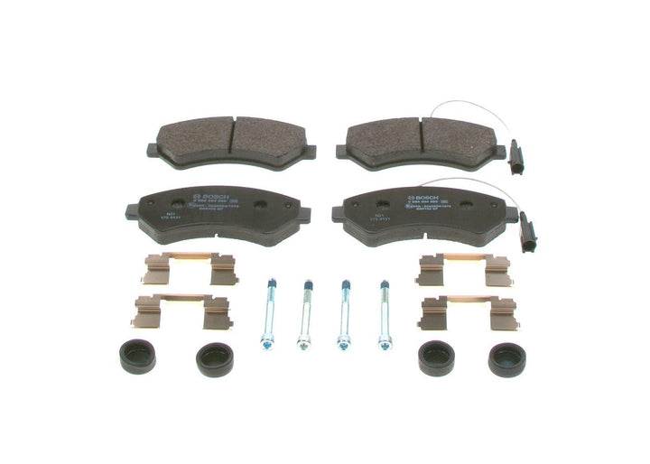 Bosch BP1501 Bremsbeläge - Vorderachse - ECE-R90 Zertifizierung - vier Bremsbeläge pro Set