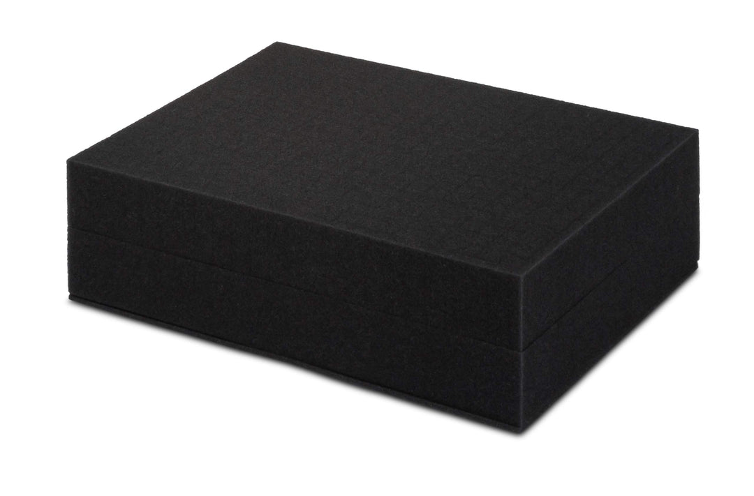 Set: Rasterschaumstoff (Stanzung 15x15 mm) + Schaumstoffeinlage - 360x260x105 mm, 360x260x105 mm