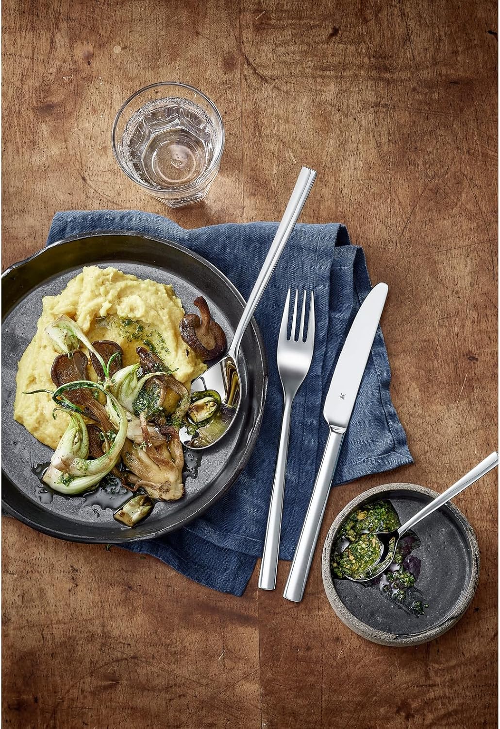 Silit Trend Besteck Set 6 Personen, 30-teilig, Monobloc-Messer, Crominox Edelstahl poliert, rostfrei