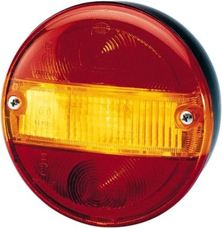 Hella Rückleuchte - Glühlampe - 24V / 12V - Anbau/geschraubt - ECE/ADR/GGVS/nicht SAE - Lichtscheibe