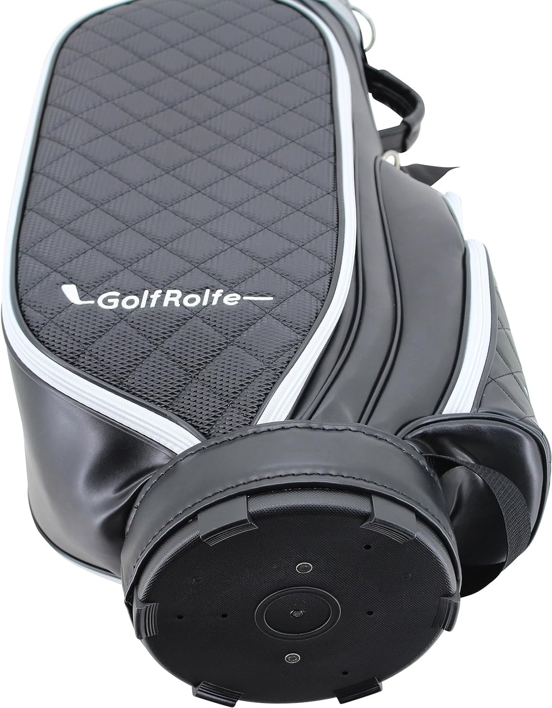 GolfRolfe 14286 Golfbag schwarz - Design Golftasche Caddybag Sporttasche Cartbag