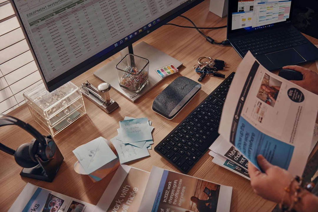 Tragbarer Bluetooth-Konferenzlautsprecher Poly Sync 20+ (Plantronics) – Rausch-/Echounterdrückung –