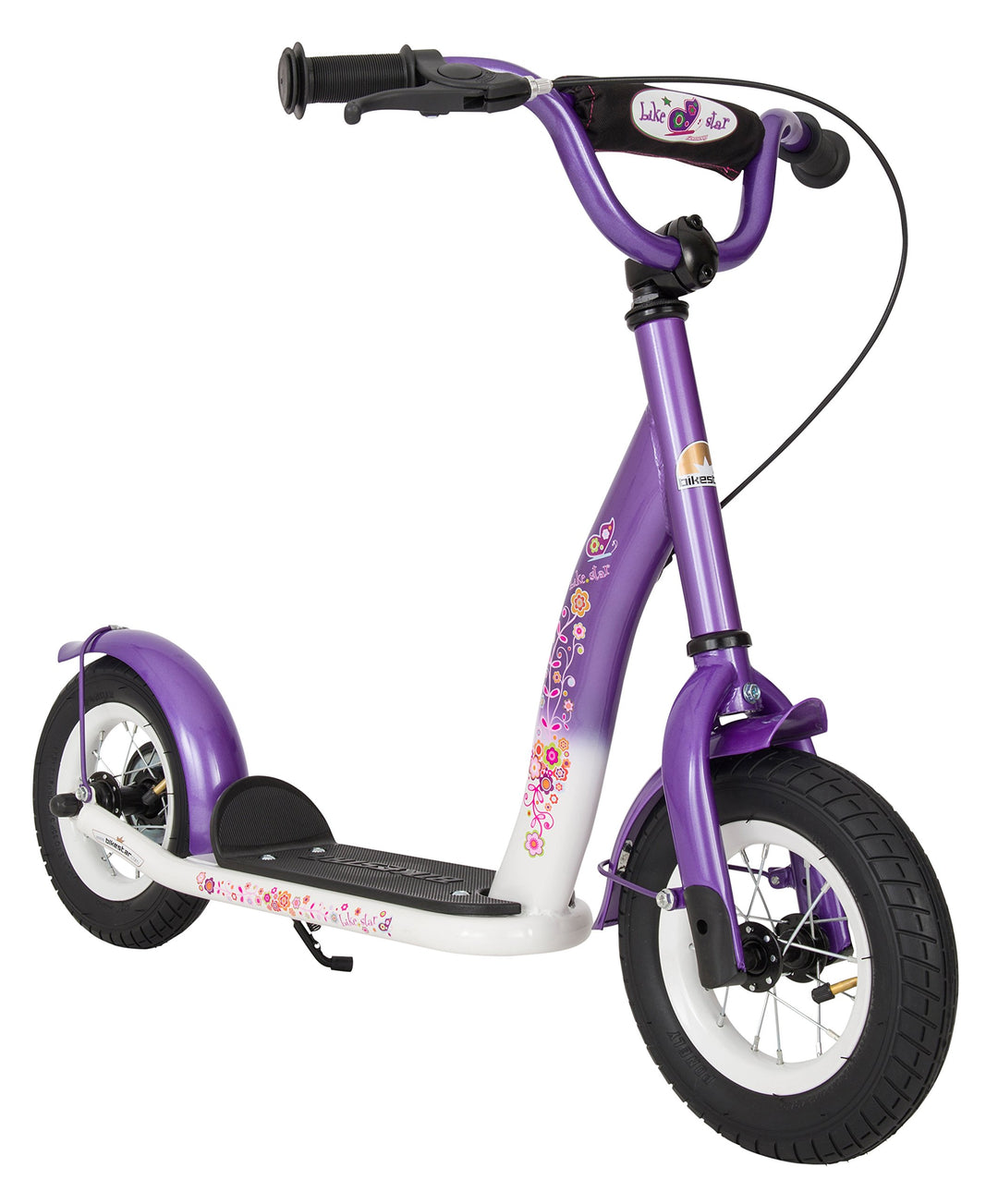 STAR SCOOTER Roller Kinderroller Tretroller Kickscooter mit Luftreifen für Jungen und Mädchen ab 4-5