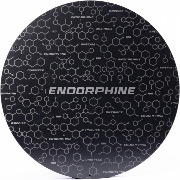 Dartboard Endorphine - Premium Dartboard mit One Piece Zahlenring - 18 Farben - Dartscheibe Nummernr