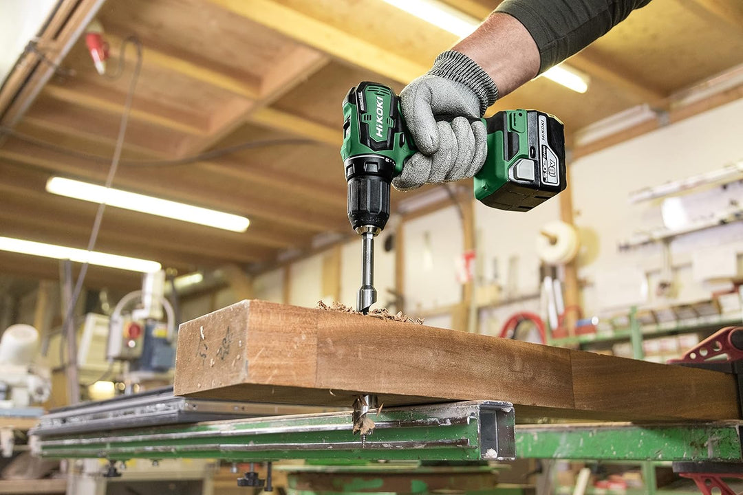 HIKOKI Akku Bohrschrauber, Quick DS18DDQ (18V, 2x2,0 Ah Li-ion Akku, Max. Festdrehmoment (hart): 55