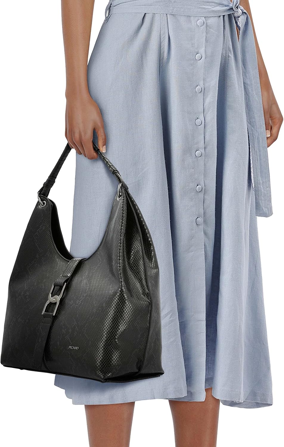 Picard Damen Beutel- Und Schultertasche BOA aus Recyceltes Pu Mittel | mit Reissverschluss | Beutel-