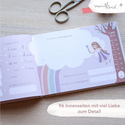 mintkind® „Meine Freunde“ Kindergarten Freundebuch Feenwelt | Freundebuch für den Kindergarten Junge