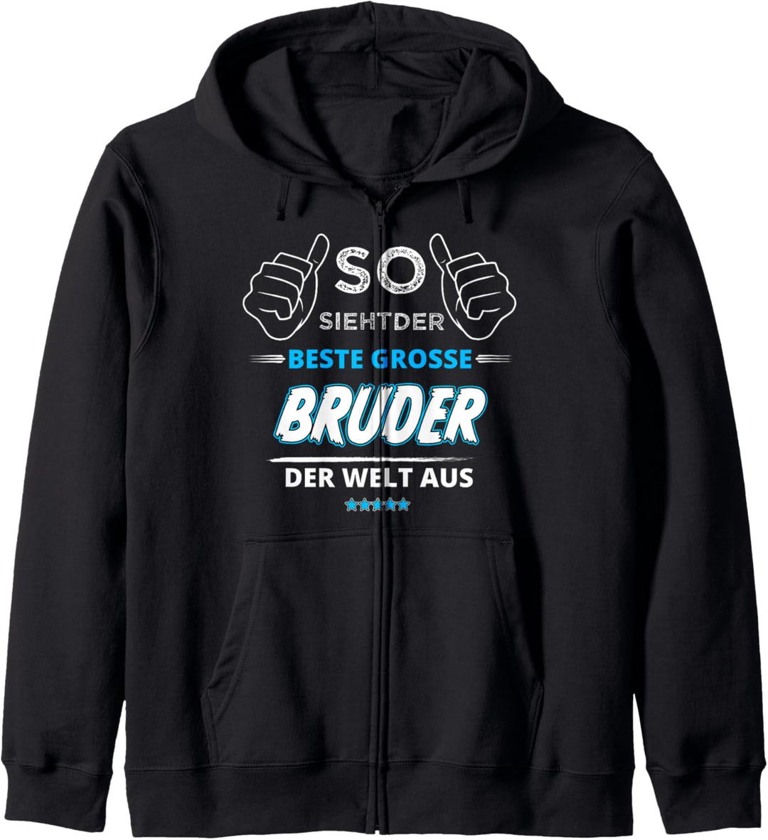 Bester grosse Bruder der Welt Geschenk grosse Bruder Kapuzenjacke