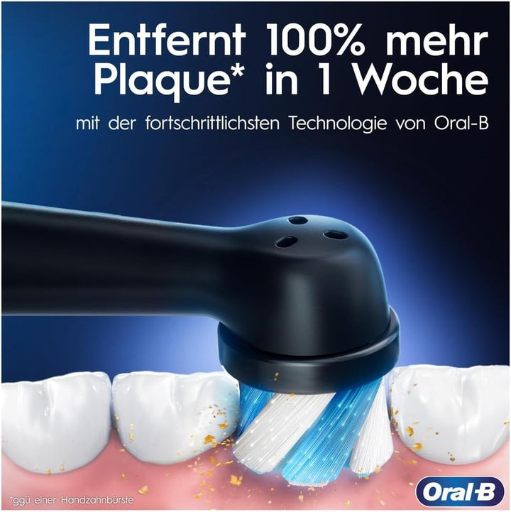 Oral-B iO 3N Elektrische Zahnbürste, Rosa, runde Bürste, weiche Mikrovibrationen, 3 Putzmodi, 1 Lade