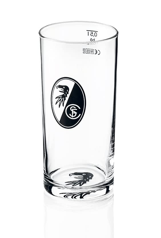SC Freiburg Schobbeglas gross 0,5l SC Freiburg Glas, Bierglas, mug, jug, jarra, cruche, Fanglas, Bie
