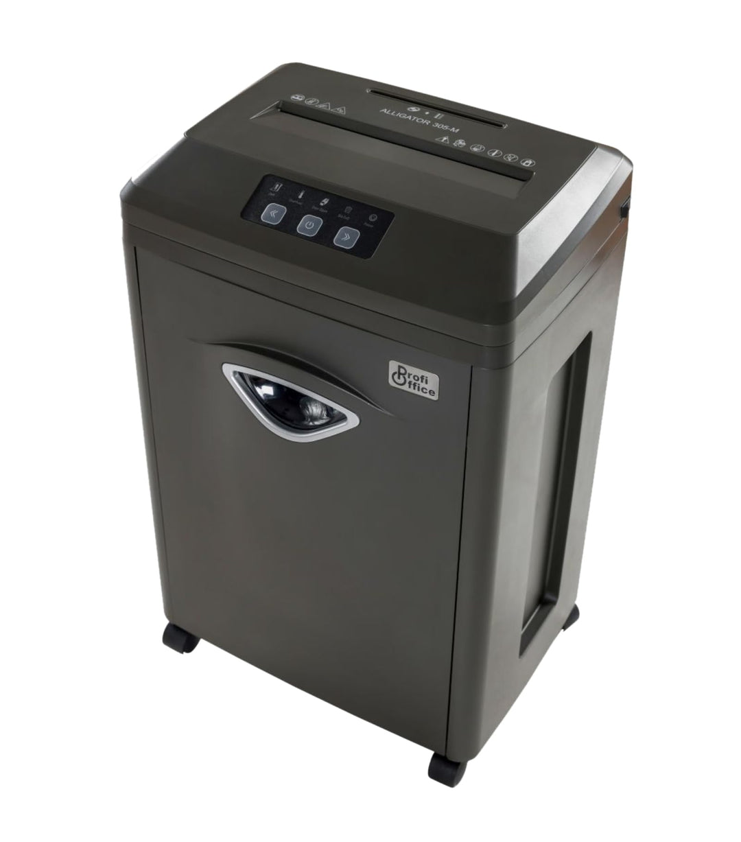 Aktenvernichter Super Micro Nano Cut Partikelschnitt P-7 Profi Office Alligator 305 M - 5 Blatt, 30