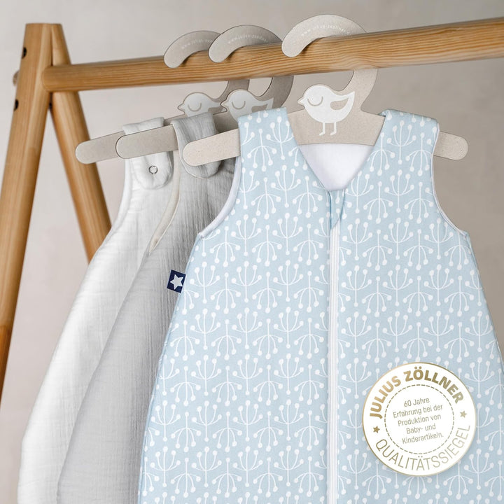 Julius Zöllner Unisex Baby Baby Sommerschlafsack aus 100prozent Jersey Baumwolle 0,5 Tog Schlafsack