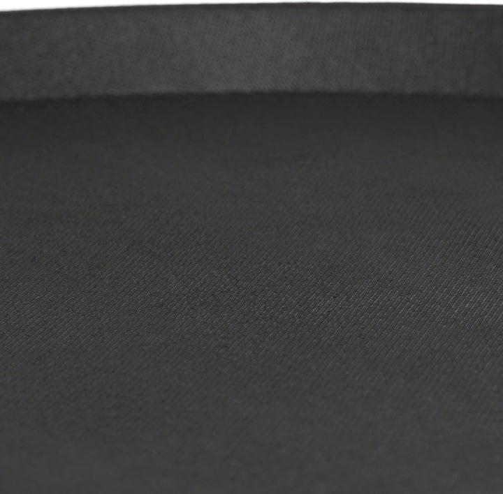 Relaxdays Serviertablett 2er Set, rund Ø 45 cm, Bartablett, rutschfeste Oberfläche, Kellnertablett G