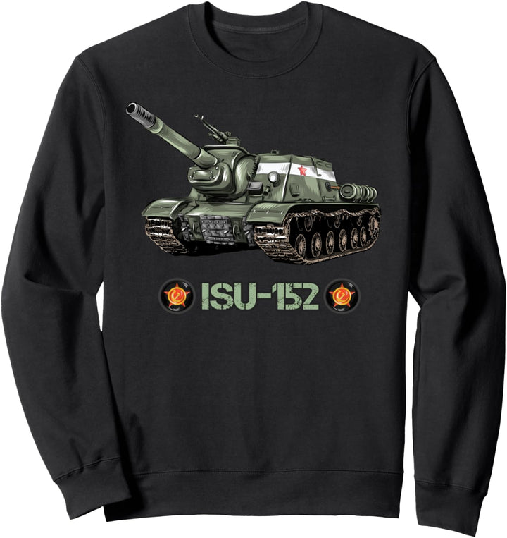 Russische Weltkriegs-Panzerartillerie ISU-152 Sweatshirt