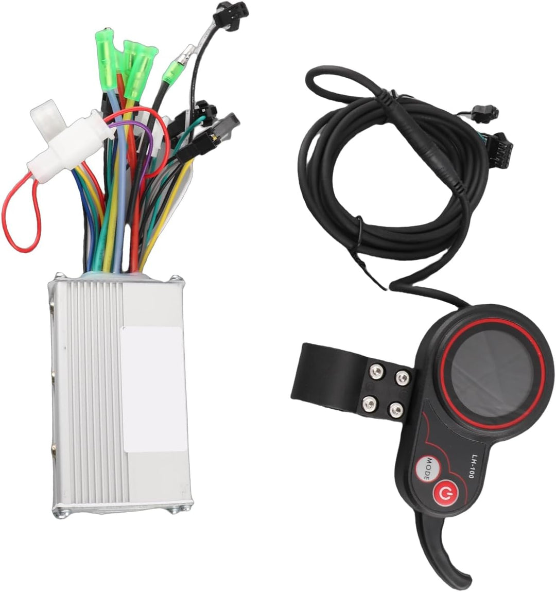 Alomejor E-Bike Controller Kit, Elektroroller-Controller mit LCD-Display und Schaltschalter (Univers