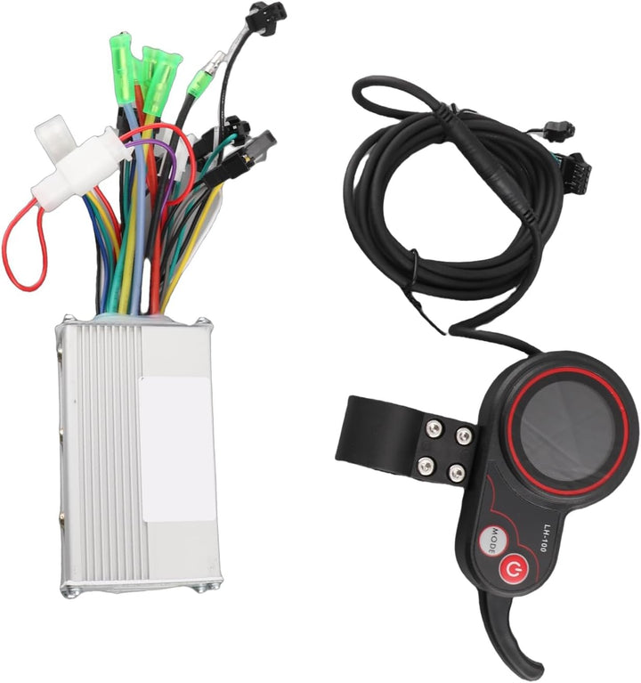Alomejor E-Bike Controller Kit, Elektroroller-Controller mit LCD-Display und Schaltschalter (Univers