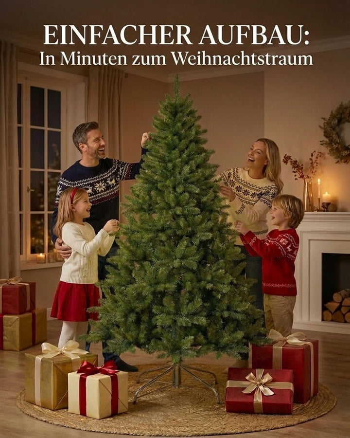 XENOTEC Premium Weihnachtsbaum 85cm – naturgetreu – künstlicher Weihnachtsbaum – im Spritzgussverfah