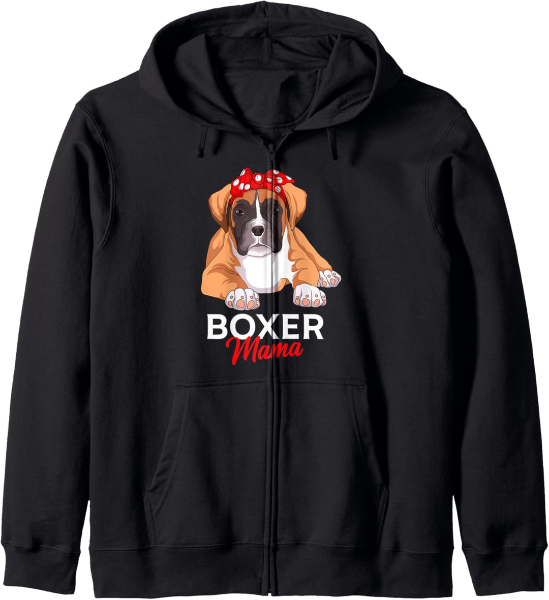 Boxer Hunde Mama Frauchen Hundehalterin Geschenkidee Kapuzenjacke