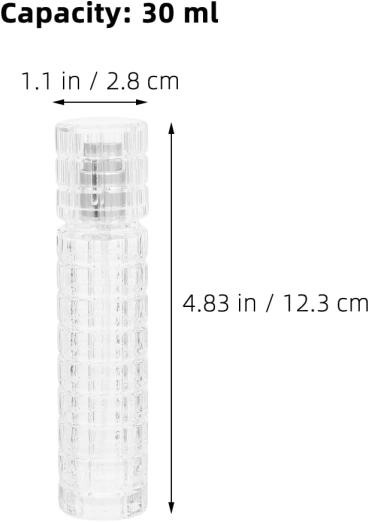 SHINEOFI Nachfüllbare Kristallglas Sprühflasche 2 Stück 30 Ml Cocktailzerstäuber für Bar und Bitters
