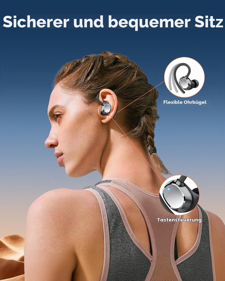 Bluetooth Kopfhörer, Kopfhörer Kabellos Bluetooth 5.4, 128 Std Spielzeit Kabellose Kopfhörer mit 4 E