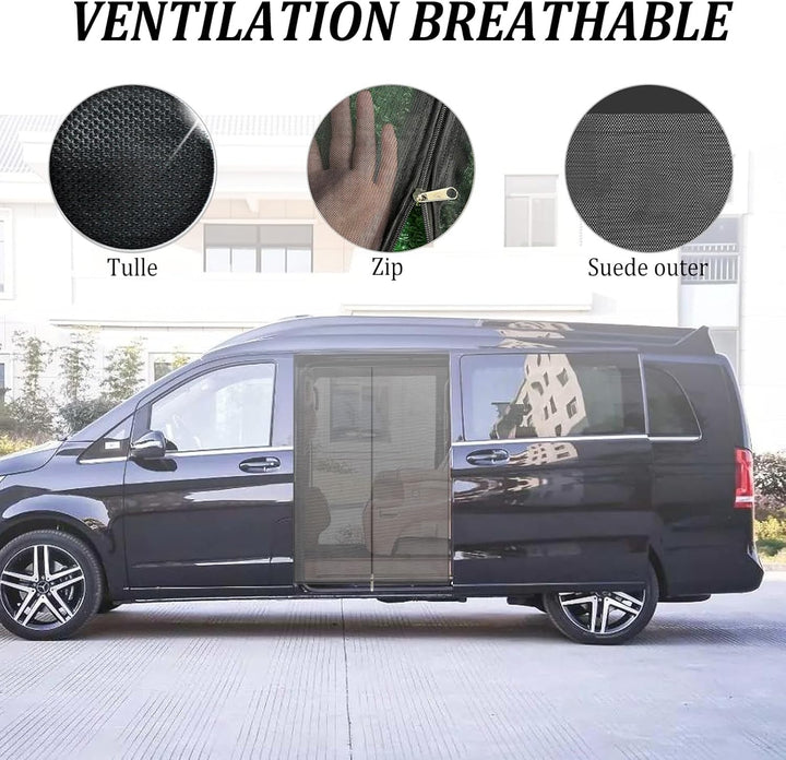 HAMON Auto Seitentür Schiebetür Insektennetz Moskitonetze Ersatz für VW T6 Outdoor Camping Auto Anti