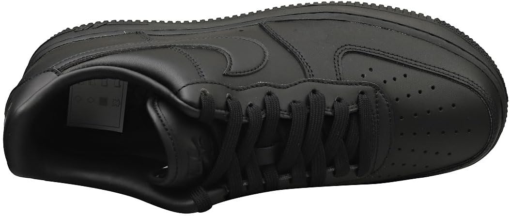 Nike Herren Air Force 1 '07 FreshSneaker 37.5 EU Schwarz Anthrazit Schwarz Schwarz, 37.5 EU Schwarz