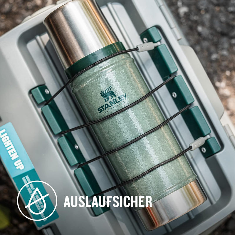 Stanley Classic Legendary Thermosflasche Edelstahl 473 ml - Thermos Hält 15 Stunden Heiss oder Kalt