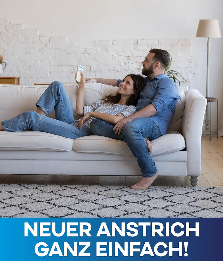 Plid® Rollputz innen & aussen fein Weiss matt [20kg Set] - atmungsaktiv hohe Deckkraft verarbeitungs