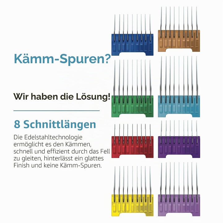 WAHL Arco Kamm-Set, aus Edelstahl Special