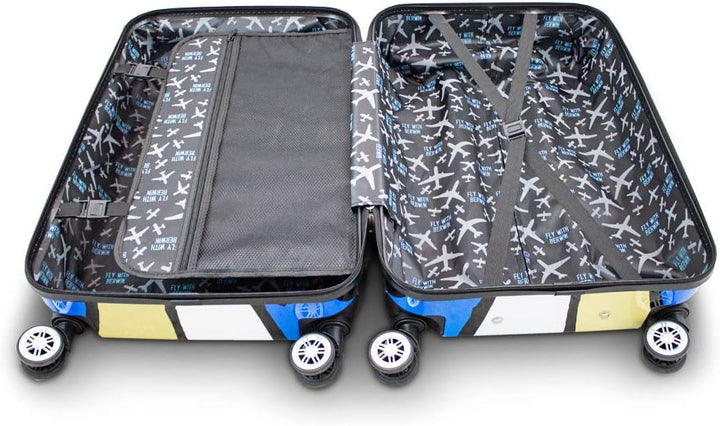 BERWIN® Design Koffer Reisekoffer Trolley Hartschalenkoffer Polycarbonat mit 4 Rollen als Set und Ei