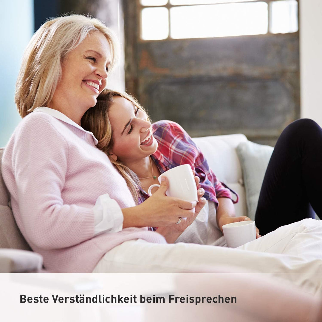 Panasonic KX-TG6822GB DECT Schnurlostelefon mit Anrufbeantworter schwarz & ANSMANN Akku AA Mignon 13