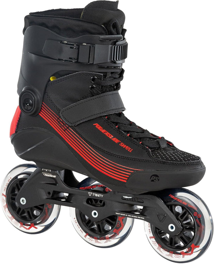 Powerslide Inline Skate Swell Black 100-3D Adapt, für Fitness, für Damen und Herren 45, 45