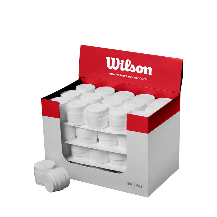 Wilson Pro Overgrip X60 Weiss 60 Ersatzgriffbänder, Weiss 60 Ersatzgriffbänder