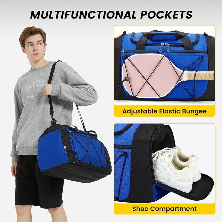 Vorspack 21 Inches Gross Sporttasche Herren Damen – 41L Gym Bag mit Schuhfach Leichte Gym Tasche für