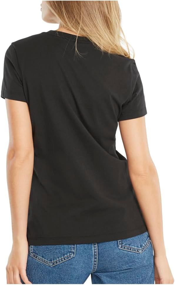 PUMA Herren Ess Logo Tee T-shirt M Puma Schwarz-gold, M Puma Schwarz-gold