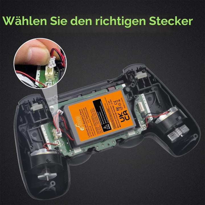 PS4 Controller Akku, Pickle Power 2 x 2000mAh PS4Pro Akkus für Sony Playstation 4 Dualshock 4 V1 V2