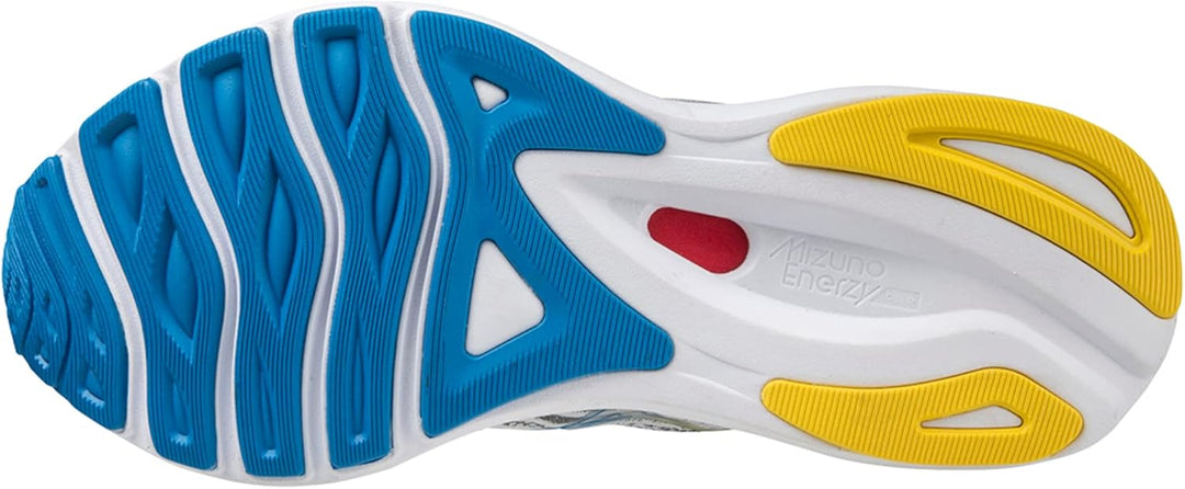 Mizuno Herren Wave Sky 6Laufschuh 46 EU Weiss Cybergelb Ibunting, 46 EU Weiss Cybergelb Ibunting