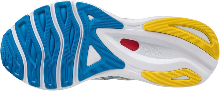 Mizuno Herren Wave Sky 6Laufschuh 46 EU Weiss Cybergelb Ibunting, 46 EU Weiss Cybergelb Ibunting
