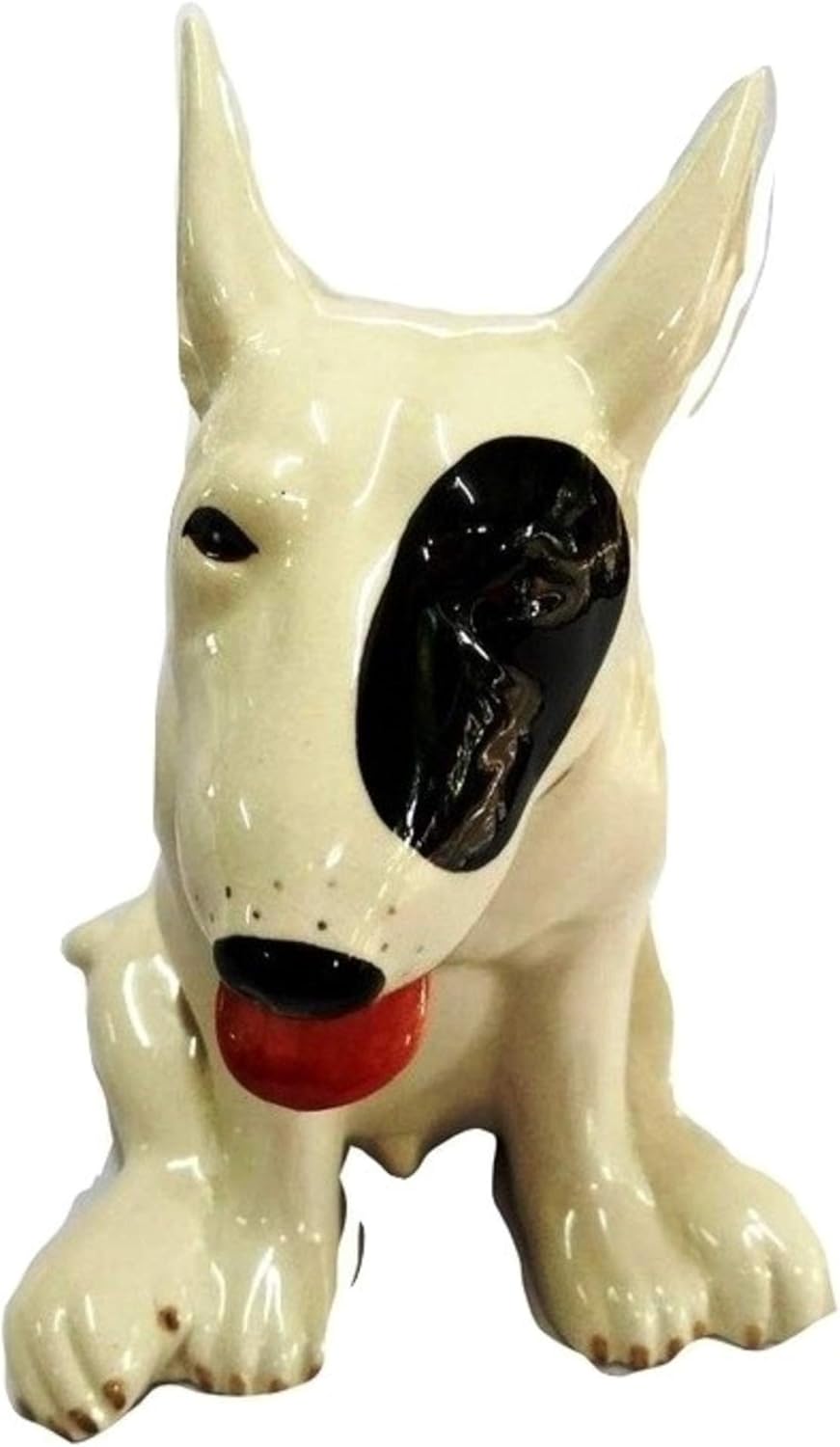 B2SEE LTD Keramik - Bullterrier Hund - Spardose - Sparschwein - Tresor - Geschenk Figur Originell Ey