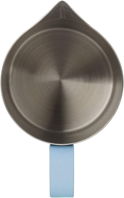 Dianoo Milchaufschäumkrug mit Griff, 600 ml, Edelstahl-Dampfkrug, Espresso-Milchaufschäumer, Tasse f