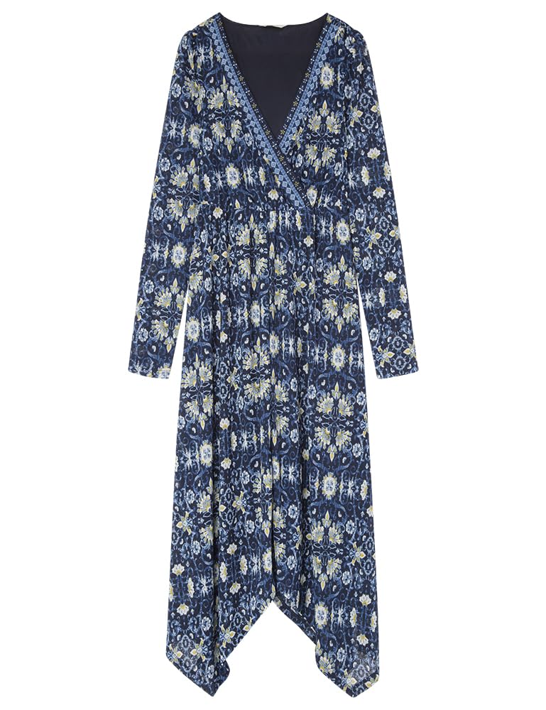 Springfield Damen Modern Kleid (1er Pack) M Medium_blue, M Medium_blue