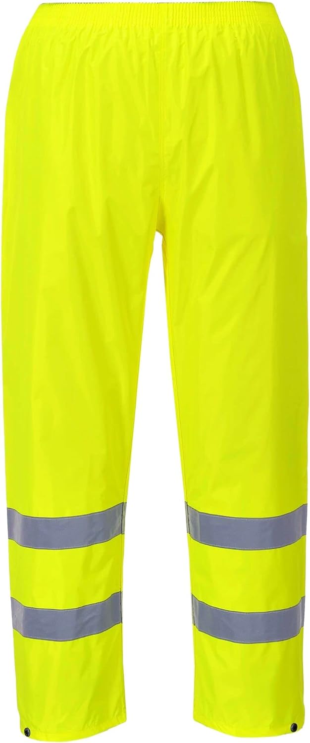 Portwest Regen Warnschutzhose, Grösse: XL, Farbe: Gelb, H441YERXL Gelb XL, Gelb XL