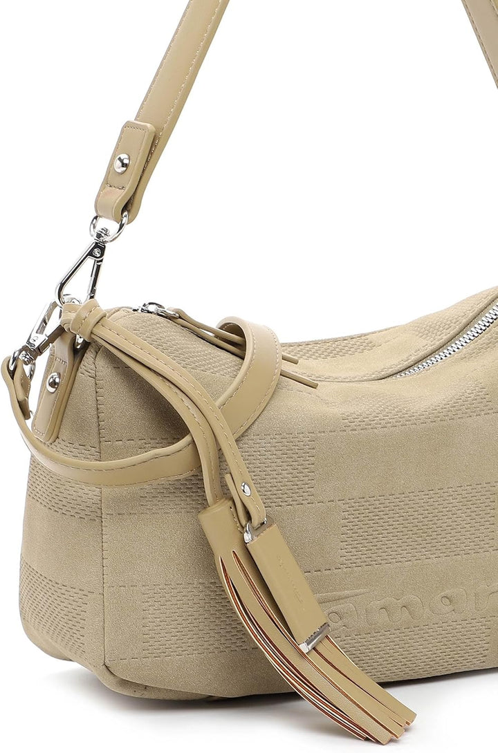 Tamaris Umhängetasche Letzia 32190 Damen Handtaschen Uni Einheitsgrösse Khaki, Einheitsgröß
