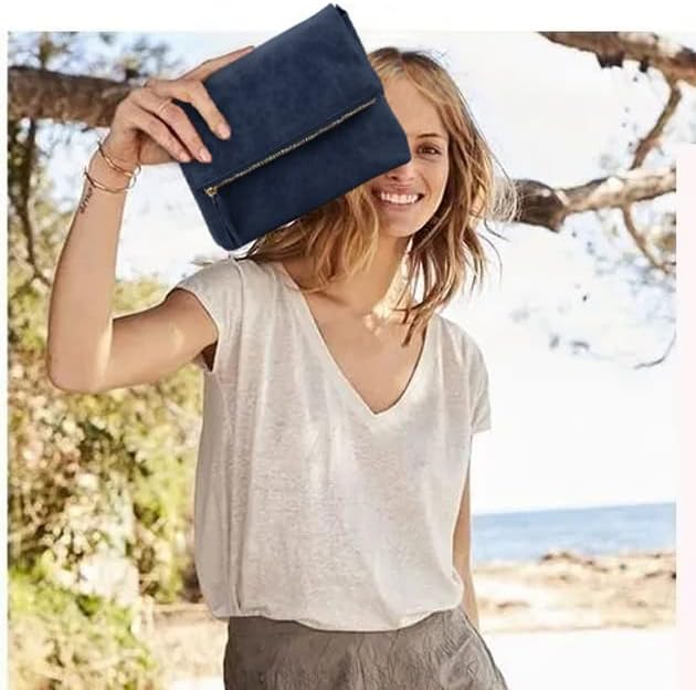 Gladdon Umhängetasche damen,Schultertasche mit Reissverschluss, Crossbody Tasche, Leder Handtasche K