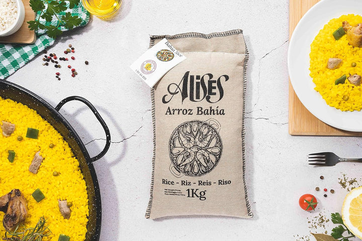Alises - Paella-Pfanne aus emailliertem Kohlenstoffstahl (natürliche Antihaftbeschichtung) - Paella