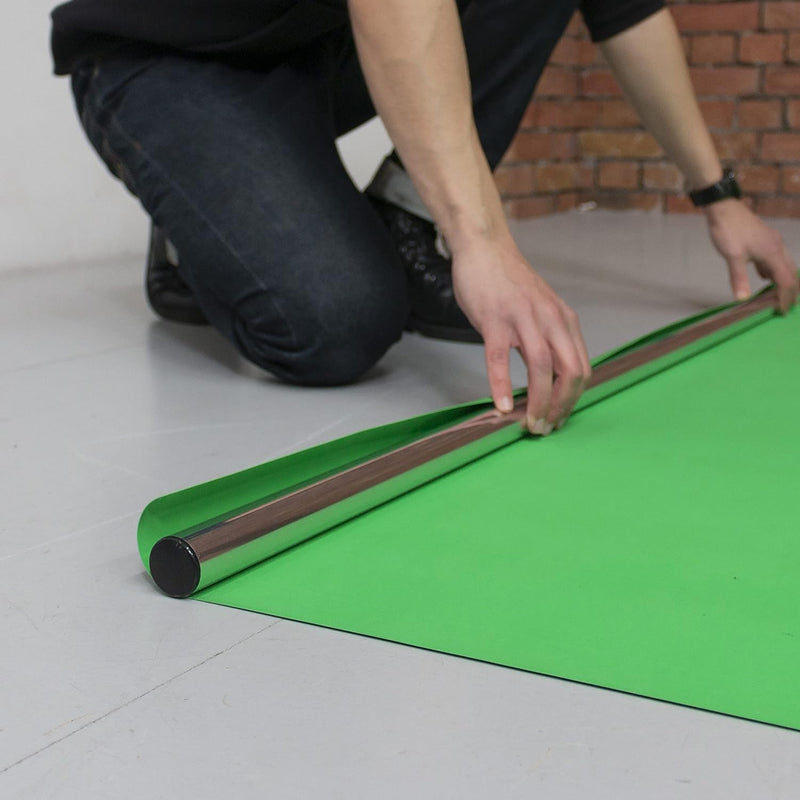 Manfrotto Vinyl Floor Strip 1.37m x 4m Chroma Key Green, Grüne Leinwand, Modulare Streifen, Matte Ob